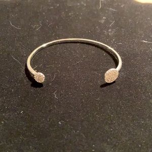 SILVER AND CRYSTAL BRACELET